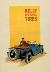 1919 Ad Kelly Springfield Tires Automobile Parts Car - ORIGINAL ADVERTISING THR1