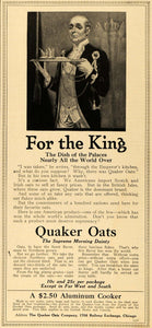 1916 Ad Quaker Oats for the King Aluminum Cooker Price - ORIGINAL TIN2