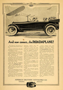 1916 Ad Roadaplane Apperson Brothers Automobile Company - ORIGINAL TIN2