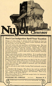 1917 Ad Nujol Internal Cleanser Standard Oil Company - ORIGINAL ADVERTISING TIN2