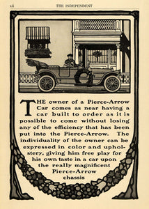 1913 Ad George N Pierce Co. Arrow Automobile Motor Car - ORIGINAL TIN4