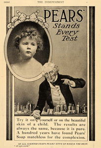 1908 Ad A & F Pears Co. Bath Complexion Soap Child - ORIGINAL ADVERTISING TIN4