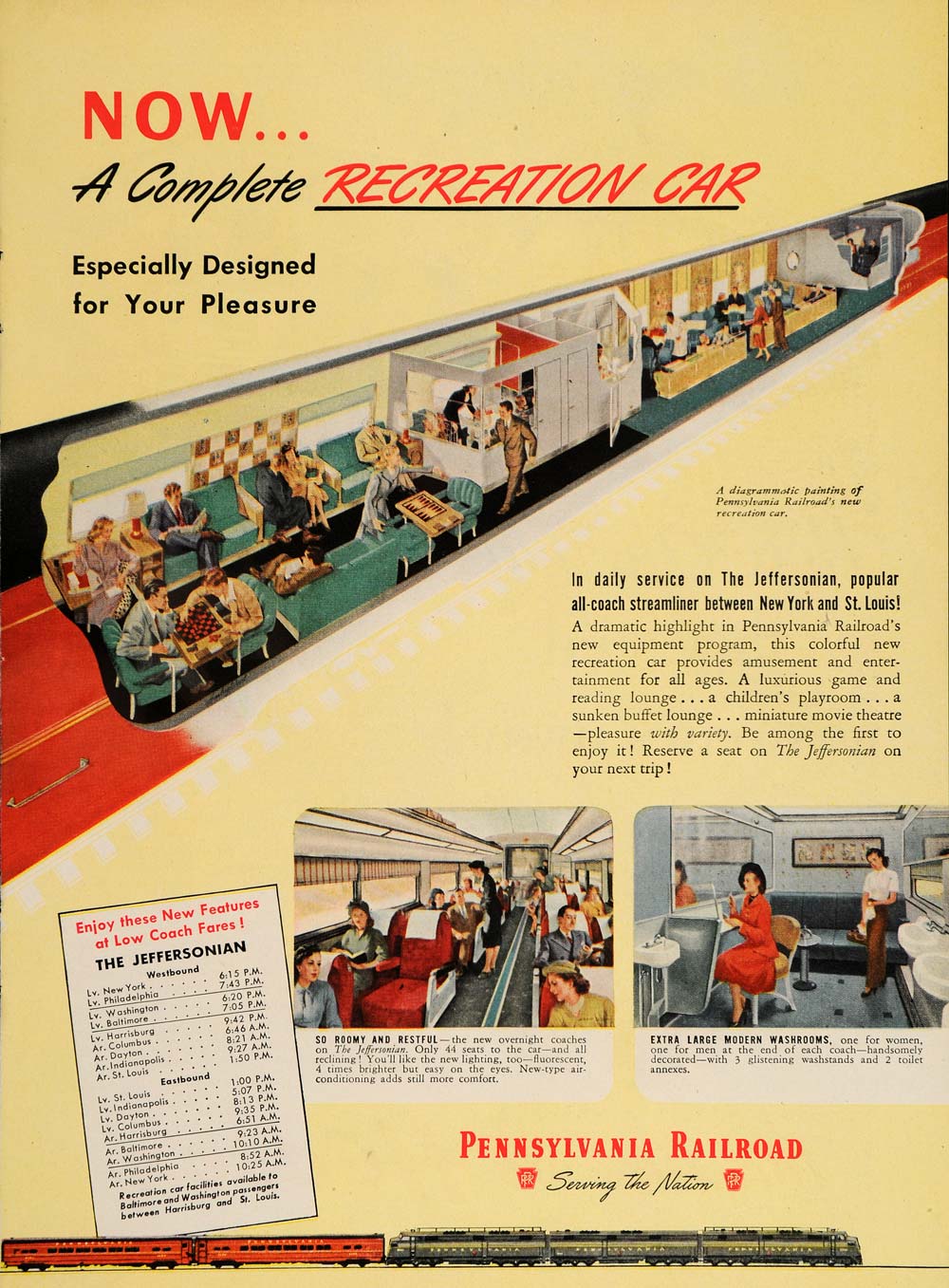 1948 Ad Pennsylvania H.R. Jeffersonian Recreation Car - ORIGINAL ADVERTISING TM1