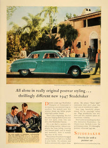 1947 Ad Studebaker Car Commander Regal De Luxe Coupe - ORIGINAL ADVERTISING TM1