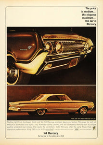1963 Ad Mercury Park Lane Marauder Breezeway Pikes Peak - ORIGINAL