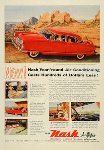 1954 Ad Nash Airflyte Ambassador Statesman Rambler - ORIGINAL ADVERTISING TM3