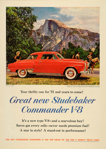 1951 Ad Studebaker Commander V8 Paul Hesse Cowboy - ORIGINAL ADVERTISING TM3