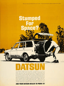 1969 Ad Datsun Wagon Cargo Space D&H Hauling Pricing - ORIGINAL ADVERTISING TM3