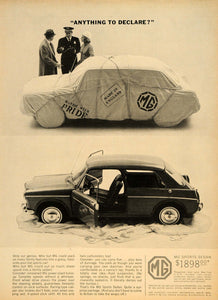 1963 Ad MG Sports Sedan Vintage British Motor Pricing - ORIGINAL ADVERTISING TM3