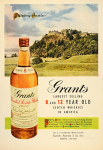 1953 Ad Grant Scotch Whiskies Austin Nichols Brooklyn - ORIGINAL ADVERTISING TM3