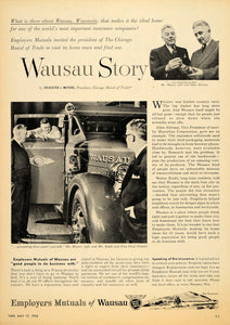 1954 Ad Employers Mutual Insurance Wausau Story Meyers - ORIGINAL TM3