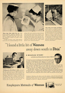 1956 Ad Employers Mutuals Insurance Wausau Story Roos - ORIGINAL ADVERTISING TM3
