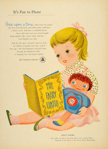 1956 Ad Dolly Phone Bell Telephone System Bil Baird - ORIGINAL ADVERTISING TM3