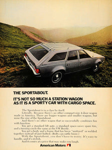 1971 Ad Sportabout Station Wagon American Motors Cars - ORIGINAL ADVERTISING TM3