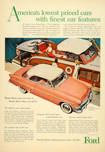 1954 Ad Ford Crestline Victoria Yacht Power-Lift Window - ORIGINAL TM3