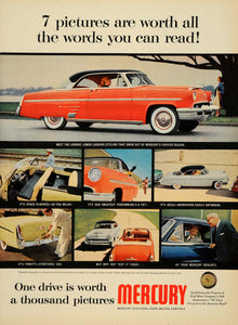 1953 Ad Ford Motor 50th Anniversary Mercury V8 Engines - ORIGINAL TM3