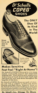 1957 Ad Dr Scholls Shoes Sole Footwear Chicago Illinois - ORIGINAL TM5