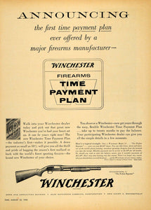 1955 Ad Winchester Repeating Arms Co. Payment Plan - ORIGINAL ADVERTISING TM6