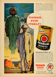 1956 Ad Texaco Havoline Motor Oil 10W30 Star Theater - ORIGINAL ADVERTISING TM6