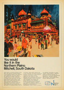 1970 Ad Northern Natural Gas Co. Mitchell Corn Palace - ORIGINAL ADVERTISING TM6