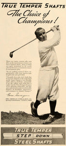 1934 Ad American Fork & Hoe True Temper Shaft Golfing - ORIGINAL ADVERTISING TM6