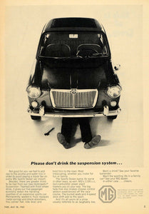 1965 Ad British Motor Corp. MG Sport Sedan Automobile - ORIGINAL ADVERTISING TM6