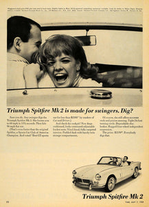 1965 Ad Standard Triumph Spitfire Mk 2 Car Automobile - ORIGINAL ADVERTISING TM6