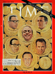 1965 Cover Time Newsmagazine Millionaires Harold Prince - ORIGINAL TM6