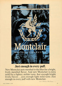 1965 Ad American Tobacco Co Montclair Menthol Cigarette - ORIGINAL TM6