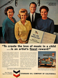 1965 Ad Standard Oil Co California Dorothy Warenskjold - ORIGINAL TM6
