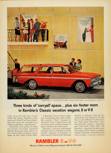 1963 Ad Rambler Classic Station Wagon American Motors - ORIGINAL ADVERTISING TM6