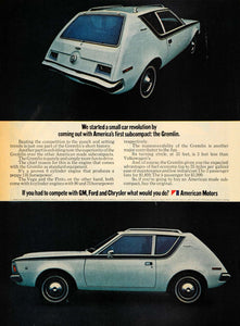 1970 Ad American Motors Gremlin 4-passenger Automobile - ORIGINAL TM6