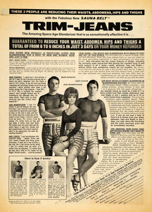 1971 Ad Sauna Belt Inc Trim-Jeans Slenderizer Clothing - ORIGINAL TM6
