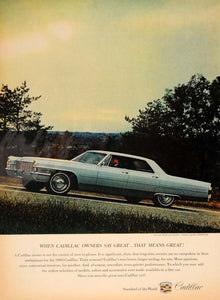 1965 Ad Cadillac Model Standard of the World Dream Car - ORIGINAL TM7 - Period Paper
