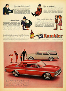Ad 1964 Rambler Classic 770 Hardtop Cross Country Wagon - ORIGINAL TM7