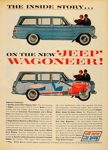 1963 Ad Jeep Wagoneer Overhead Camshaft Engine Kaiser - ORIGINAL ADVERTISING TM7 - Period Paper
