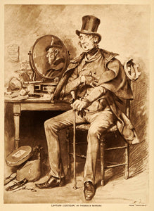 1915 Photogravure Captain Costigan Frederick Barnard Pendennis William TMM1
