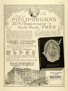 1920 Ad Philipsborn 30th Anniversary Department Retail Clothing Store TMP2
