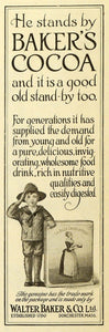 1918 Ad Walter Baker Co Beverage La Belle Chocolatiere Boy Scout Kid Cocoa TMP2