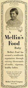 1918 Ad Mellin's Food Co Boston Ada Marie Pfiefer Fond du Lac Wisconsin TMP2