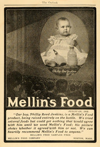 1902 Ad Mellins Food Movie Theatre Phillip Reed Jenkins - ORIGINAL TOM1