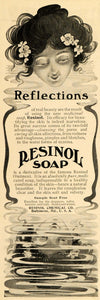1904 Ad Resinol Chemical Co Toilet Face Soap Baltimore - ORIGINAL TOM1
