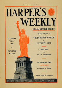 1902 Ad Harpers Weekly George Harvey Thomas Janvier - ORIGINAL ADVERTISING TOM1