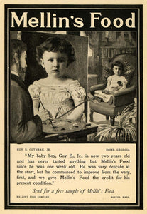 1902 Ad Guy S Cothran Jr Rome Georgia Mellins Food Baby - ORIGINAL TOM1