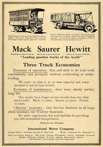 1912 Ad Armour Fertilizer International Delivery Trucks - ORIGINAL TOM1