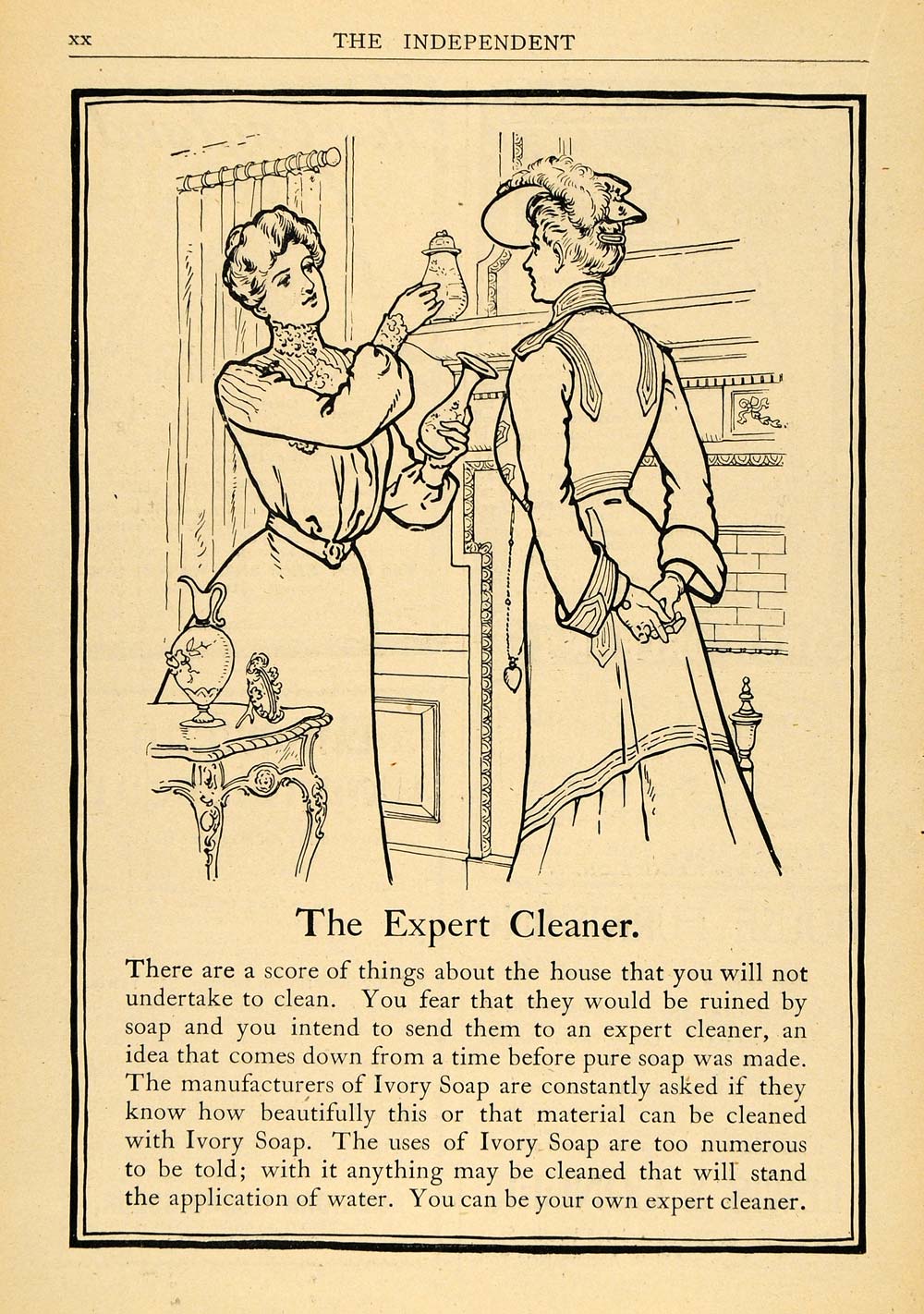 1903 Ad Procter & Gamble Co. Ivory Floating Bar Soap - ORIGINAL ADVERTISING TOM2