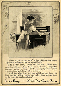 1910 Ad Furniture Cleaner Ivory Soap Procter & Gamble - ORIGINAL TOM3