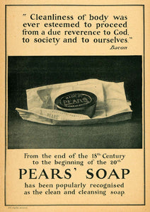 1903 Ad Pears Soap Cleansing Great Britain Andrew Brand - ORIGINAL TOM3