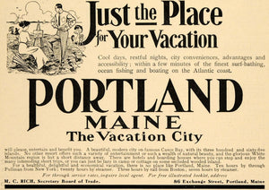 1910 Ad Board of Trade Portland Touristic Attraction - ORIGINAL ADVERTISING TOM3