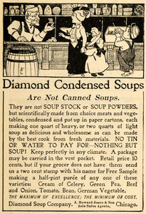 1900 Ad Diamond Soup Co. Condensed Chicago Store Child - ORIGINAL TOM3